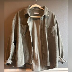 Mod Ref Sage Corduroy Shirt Jacket